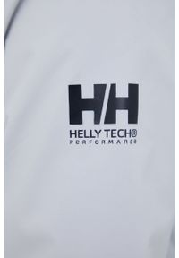 Helly Hansen wiatrówka Racing kolor szary. Kolor: szary. Materiał: materiał. Wzór: nadruk #3