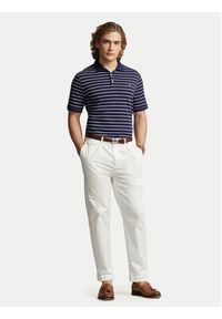 Polo Ralph Lauren Polo 710870545002 Granatowy Slim Fit. Typ kołnierza: polo. Kolor: niebieski. Materiał: bawełna #4