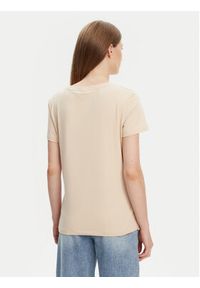 Guess T-Shirt V3BI11 J1314 Beżowy Regular Fit. Kolor: beżowy. Materiał: bawełna #4