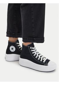 Converse Trampki Chuck Taylor All Star Move Platform 568497C Czarny. Kolor: czarny. Materiał: materiał. Obcas: na platformie #7