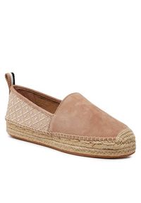 BOSS - Boss Espadryle Madeira Slon Sdcveb 50516701 Brązowy. Kolor: brązowy. Materiał: skóra, zamsz