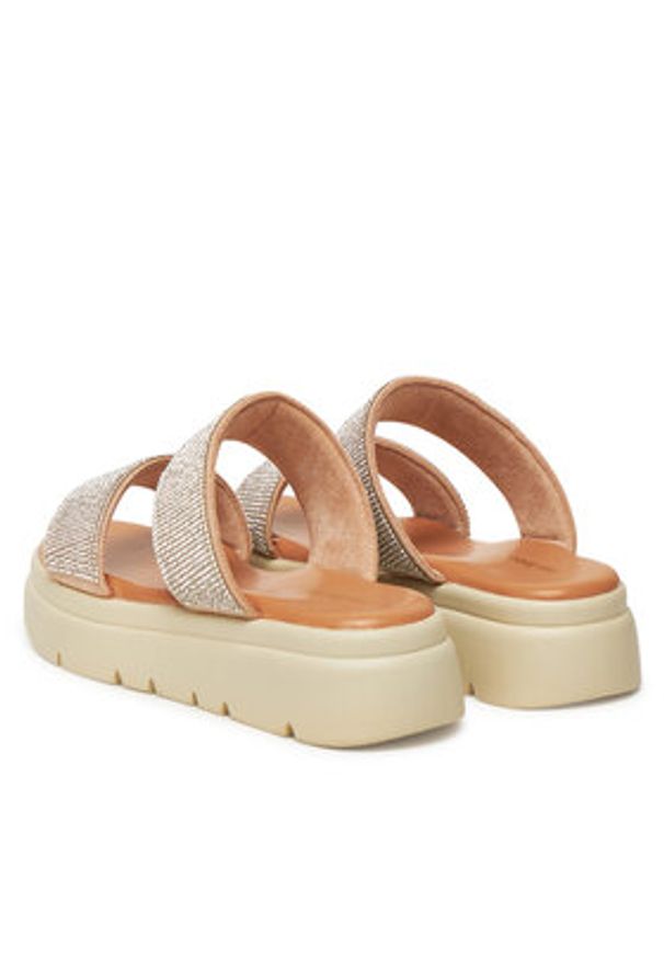 Clara Barson Klapki H3T9409-1 Beżowy. Kolor: beżowy. Materiał: materiał