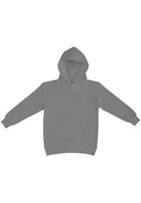 SG - Dziecięca Bluza Sportowa Unisex Kaptur Pulower. Kolor: szary