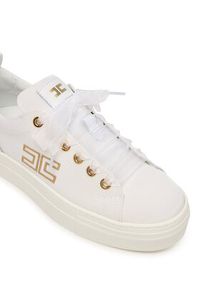 Elisabetta Franchi Sneakersy F4A9-E0528-1256 D Biały. Kolor: biały. Materiał: skóra #3