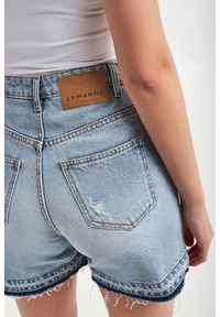 Ermanno Firenze - Spodenki jeansowe ERMANNO FIRENZE. Materiał: jeans. Wzór: kolorowy #7