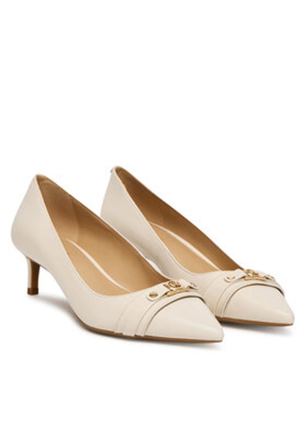 MICHAEL Michael Kors Czółenka Mandy Flex 40T5MAMP1L Écru. Kolor: kremowy. Materiał: skóra. Obcas: na szpilce