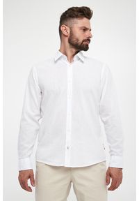 JOOP! Jeans - Koszula męska lniana Hanson JOOP! JEANS. Materiał: len