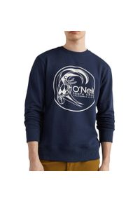 Bluza męska O'Neill Circle Surfer Crew. Kolor: niebieski. Styl: sportowy