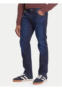 Wrangler Jeansy Greensboro 112370720 Granatowy Straight Fit. Kolor: niebieski