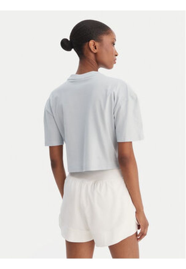 Reebok T-Shirt Klara RK25503CCW Błękitny Relaxed Fit. Kolor: niebieski. Materiał: bawełna