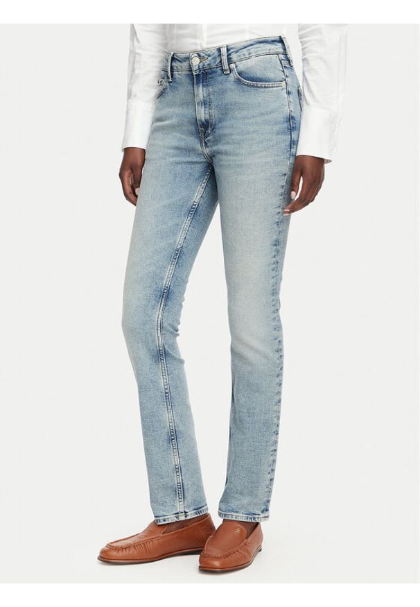 TOMMY HILFIGER - Tommy Hilfiger Jeansy New Doreen WW0WW49968 Niebieski Slim Fit. Kolor: niebieski