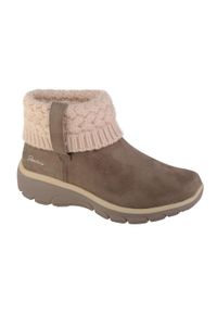 skechers - Buty zimowe damskie, Easy Going - Cozy Weather. Kolor: brązowy. Sezon: zima #1