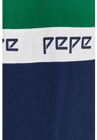 Pepe Jeans - Polo Fidall. Typ kołnierza: polo. Kolor: zielony. Materiał: bawełna, dzianina. Długość: krótkie #5