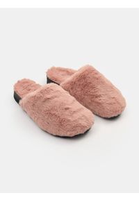 Sinsay - Kapcie ze sztucznym futerkiem - beżowy. Kolor: beżowy. Materiał: futro #1