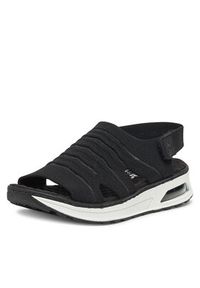 Rieker Sandały 65662-00 Czarny. Kolor: czarny. Materiał: materiał #7