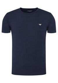 Emporio Armani Underwear Komplet 2 t-shirtów EM000391 AF14132 MB143 Granatowy Regular Fit. Kolor: niebieski. Materiał: bawełna