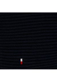 TOMMY HILFIGER - Tommy Hilfiger Szal Essential Flag Knitted Scarf AM0AM10365 Granatowy. Kolor: niebieski. Materiał: materiał #3