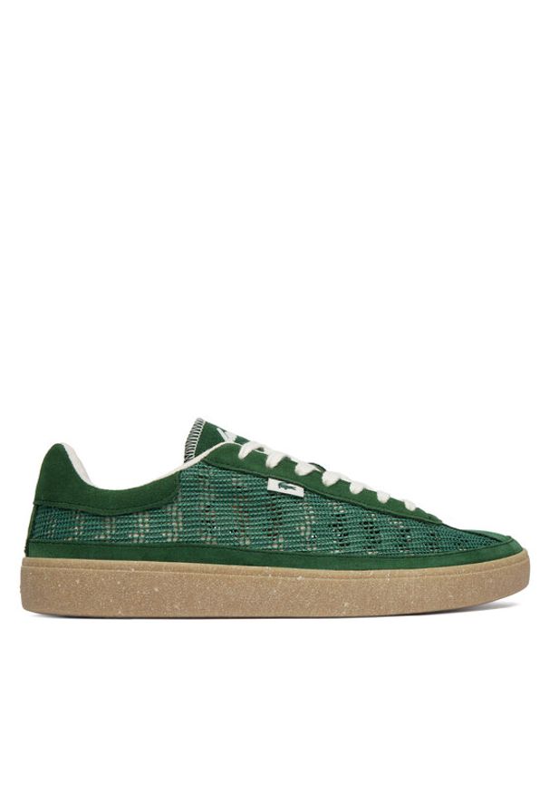 Lacoste Sneakersy Baseshot Lite 51SMA0110 Zielony ciemny. Kolor: zielony. Materiał: materiał