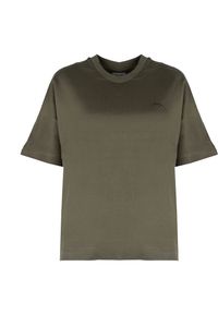 Pepe Jeans T-Shirt "Agnes" | PL581101 | Agnes | Kobieta | Wojskowa Zieleń. Materiał: bawełna. Wzór: nadruk. Styl: militarny #8