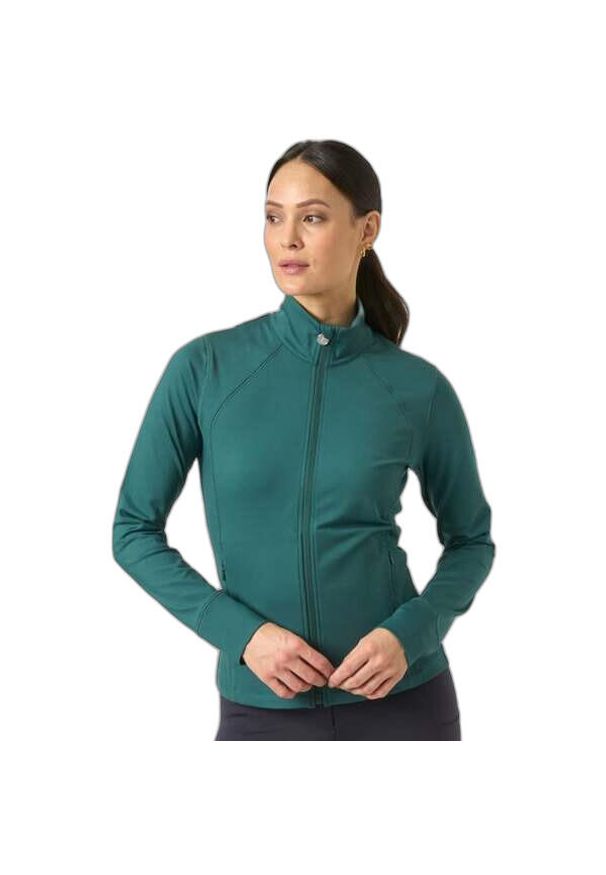 PS OF SWEDEN - Damska kurtka jeździecka zapinana na zamek PS of Sweden Kaia. Kolor: zielony. Sport: jeździectwo