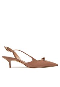 Stuart Weitzman Sandały Tully 50 Slingback SI494 Beżowy. Kolor: beżowy. Materiał: skóra #1