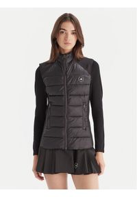 Adidas by Stella McCartney - adidas by Stella McCartney Bezrękawnik True Nature Golf JW2028 Czarny Slim Fit. Typ kołnierza: golf. Kolor: czarny. Materiał: syntetyk. Długość rękawa: bez rękawów. Sport: golf #1