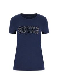 Guess T-Shirt 172699 Niebieski Classic Fit. Kolor: niebieski #5