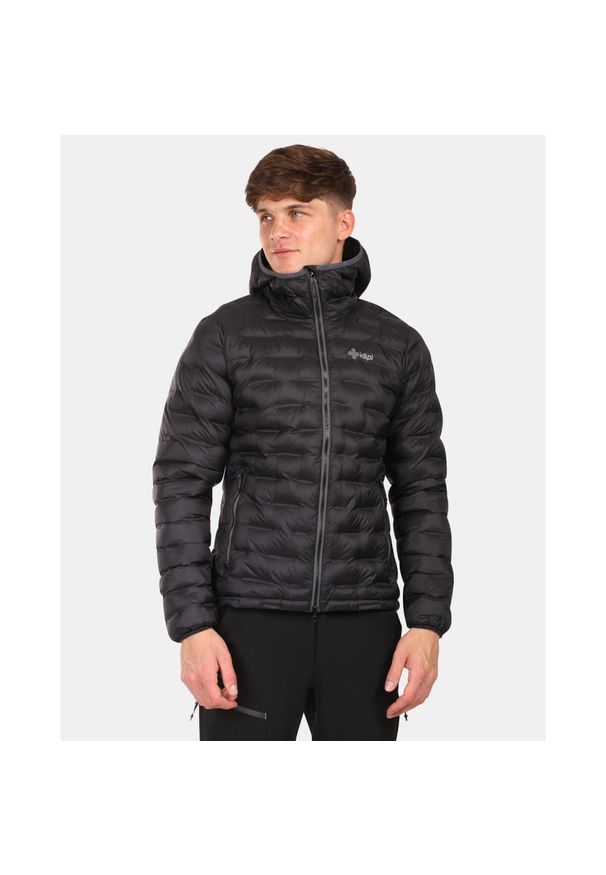 Męska kurtka ocieplana Kilpi ALBA-M. Kolor: czarny. Sezon: zima. Styl: wakacyjny