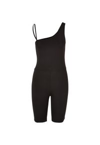 Damski kombinezon kolarski z recyklingu Urban Classics. Kolor: czarny. Materiał: tkanina. Sport: kolarstwo #1