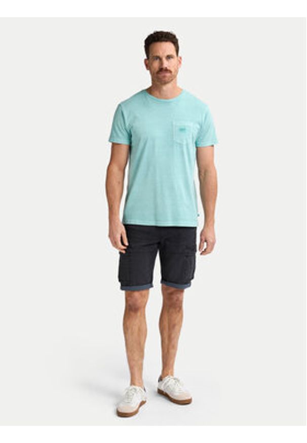 Petrol Industries T-Shirt M-1050-TSR632 Niebieski Regular Fit. Kolor: niebieski. Materiał: bawełna