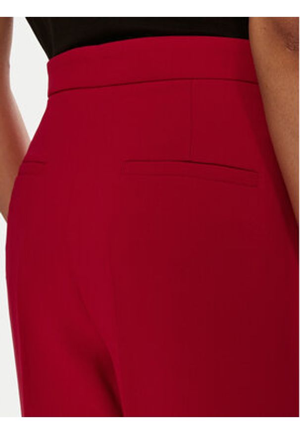 Pinko Spodnie materiałowe Pergamino 100331 A20Q Czerwony Regular Fit. Kolor: czerwony. Materiał: syntetyk