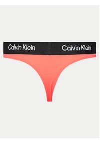 Calvin Klein Swimwear Dół od bikini KW0KW02352 Różowy. Kolor: pomarańczowy. Materiał: syntetyk #3