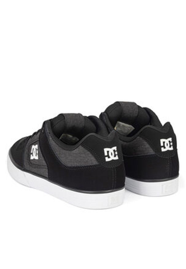 DC Shoes Sneakersy PURE 300660-KWT Czarny. Kolor: czarny. Materiał: skóra