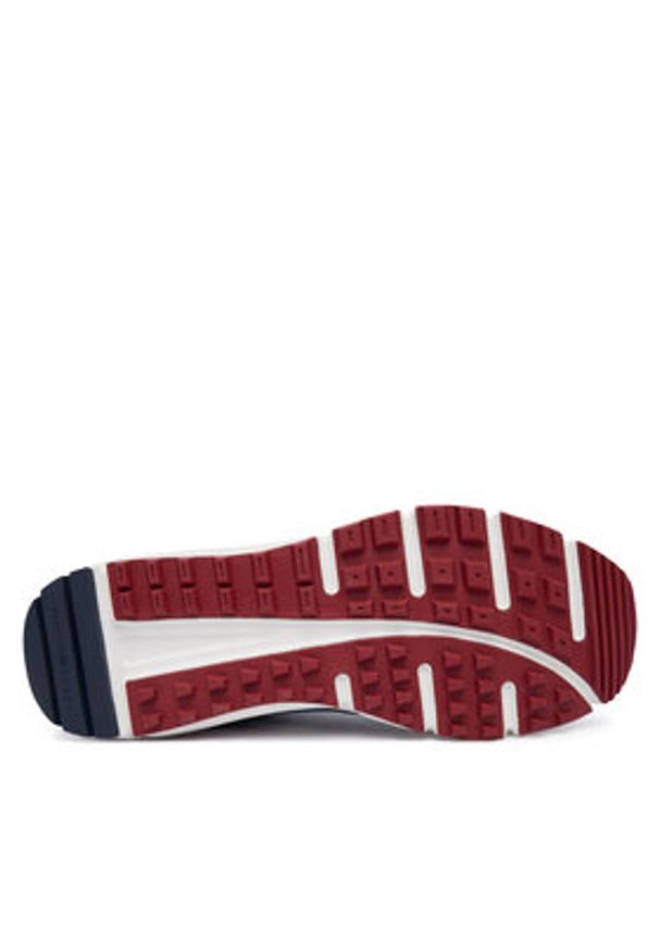 TOMMY HILFIGER - Tommy Hilfiger Sneakersy Outdoor Runner FM0FM05945 Niebieski. Kolor: niebieski. Materiał: zamsz, skóra. Sport: outdoor
