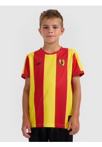 4f - 4F Koszulka klubowa domowa z sezonu 2025/26 dziecięca 4F x Korona Kielce - multikolor 122/128 (6-8 lat). Okazja: do domu. Kolor: wielokolorowy. Materiał: włókno, dzianina. Długość: długie. Sezon: lato. Styl: klasyczny, sportowy