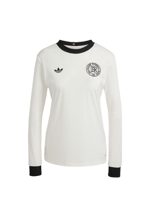 Adidas - Koszulka Germany Anniversary Long Sleeve. Kolor: czarny, biały, wielokolorowy. Materiał: materiał. Długość rękawa: długi rękaw
