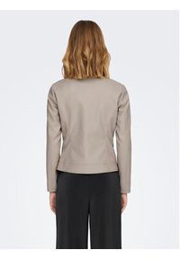 JDY Kurtka z imitacji skóry Emily 15241382 Beżowy Slim Fit. Kolor: beżowy. Materiał: skóra #7