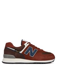 New Balance Sneakersy U5744DM Brązowy. Kolor: brązowy. Materiał: skóra, zamsz #1