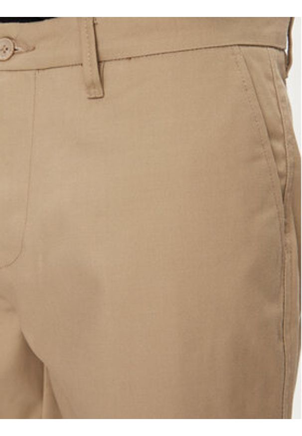 Only & Sons Spodnie materiałowe Edge-Ed 22024468 Beżowy Loose Fit. Kolor: beżowy. Materiał: bawełna