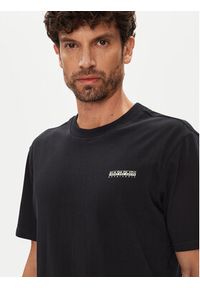 Napapijri T-Shirt Smallbox NP0A88TR Czarny Regular Fit. Kolor: czarny. Materiał: bawełna #4