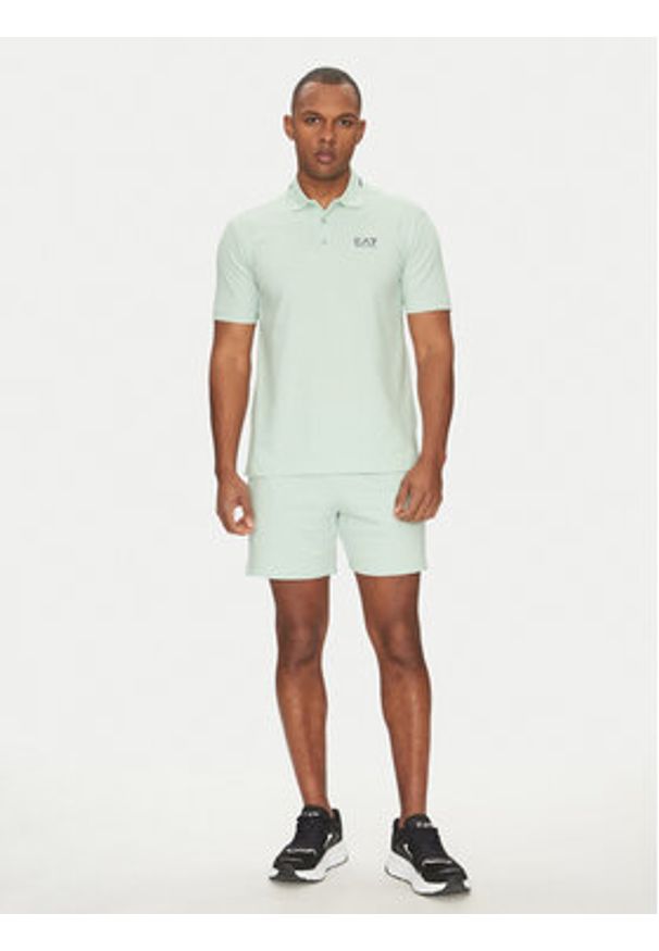 EA7 Emporio Armani Polo 7M000184 AF13511 U9060 Niebieski Regular Fit. Typ kołnierza: polo. Kolor: niebieski. Materiał: bawełna