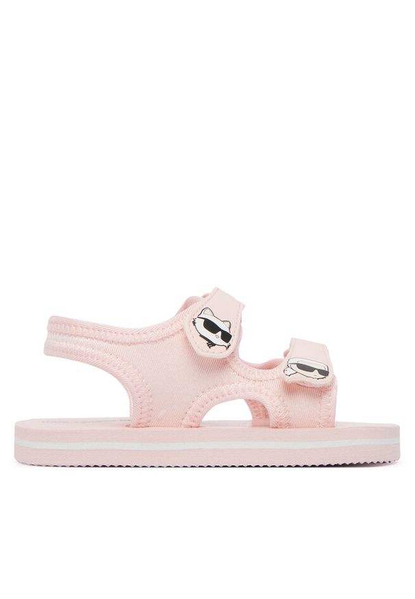 Karl Lagerfeld - Sandały KARL LAGERFELD. Kolor: różowy