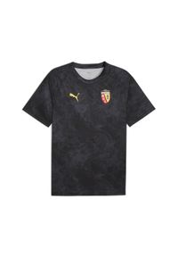 Puma - Męska koszulka przedmeczowa RC Lens PUMA Galactic Gray Pelé Yellow. Kolor: szary, wielokolorowy, żółty. Sport: piłka nożna