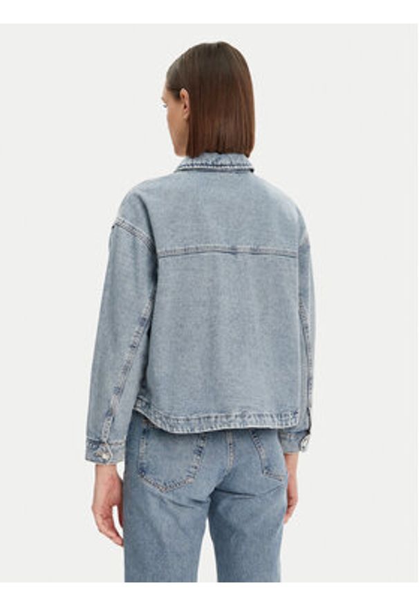 Vero Moda Koszula jeansowa Jamie 10331693 Niebieski Relaxed Fit. Kolor: niebieski. Materiał: bawełna