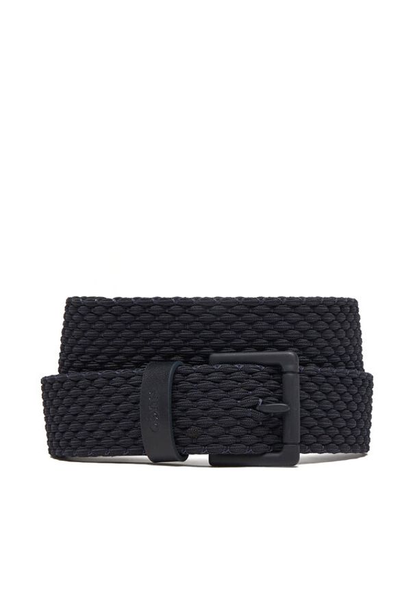 Hugo - HUGO Pasek Męski Gebbol 50558780 Granatowy. Kolor: niebieski. Materiał: materiał