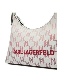 Karl Lagerfeld - KARL LAGERFELD Torebka 245W3195 Biały. Kolor: biały. Materiał: skórzane