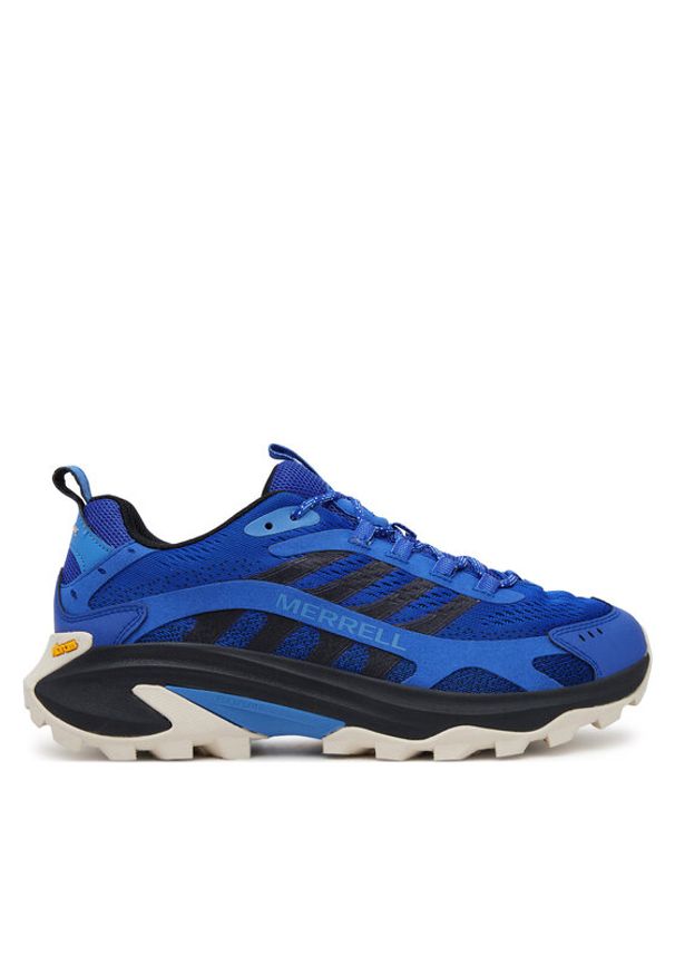 Merrell Trekkingi Moab Speed 2 J038273 Niebieski. Kolor: niebieski. Materiał: materiał. Sport: turystyka piesza