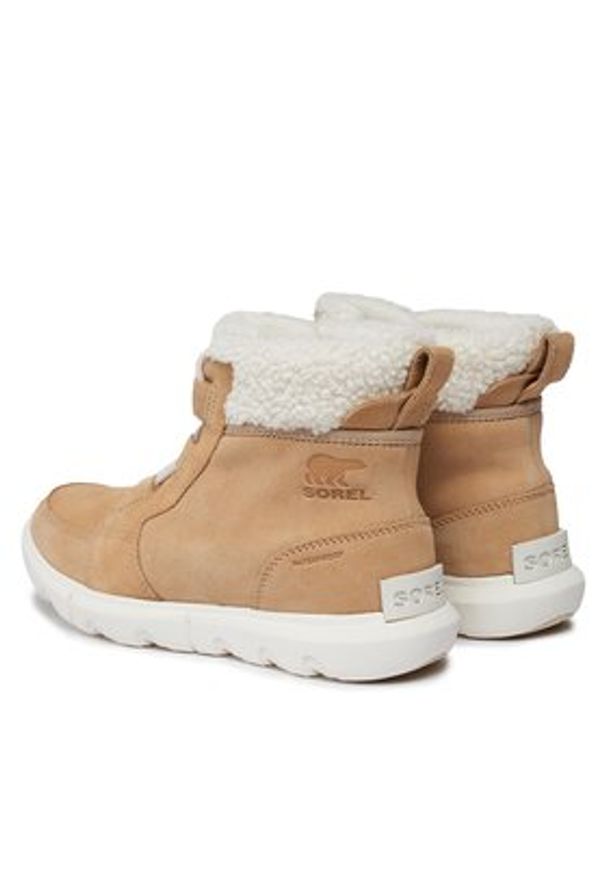 sorel - Sorel Botki Explorer Next™ Carnival Wp NL5026-262 Brązowy. Kolor: brązowy. Materiał: zamsz, skóra