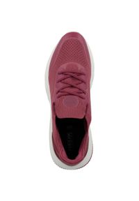 Tenisówki Geox Model D Spherica Actif A Kolor Bordeaux. Okazja: na co dzień. Kolor: czerwony. Materiał: syntetyk, tkanina