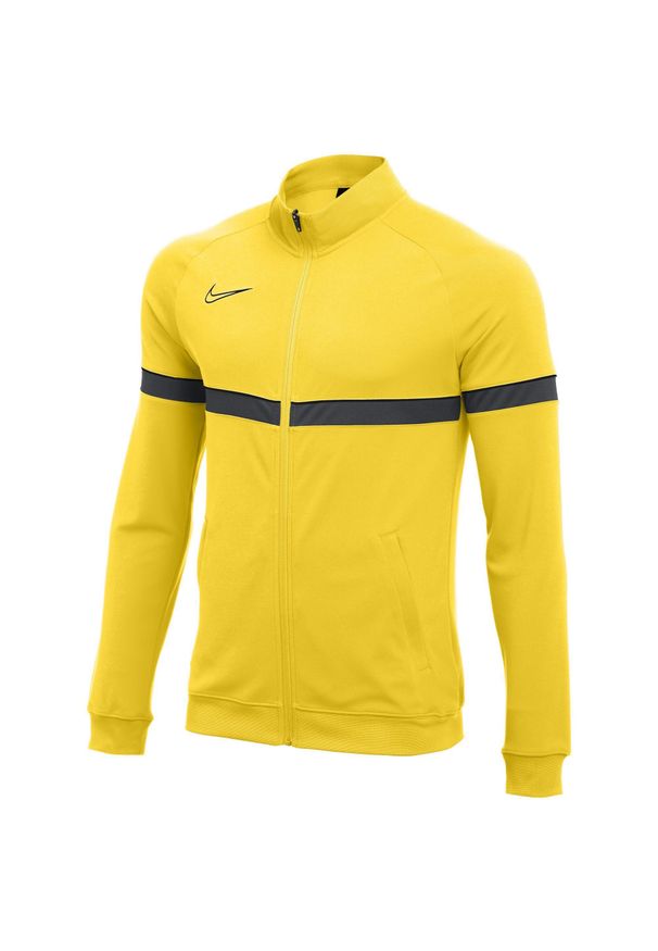 Bluza treningowa męska Nike Drifit Academy 21. Kolor: żółty. Sport: piłka nożna